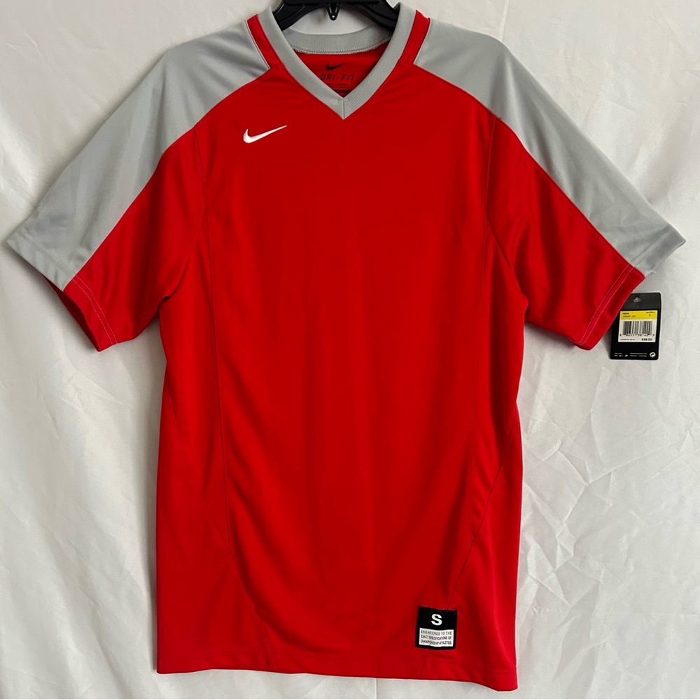 Nike Red and Gray Athletic Jersey size, S COD. 1294